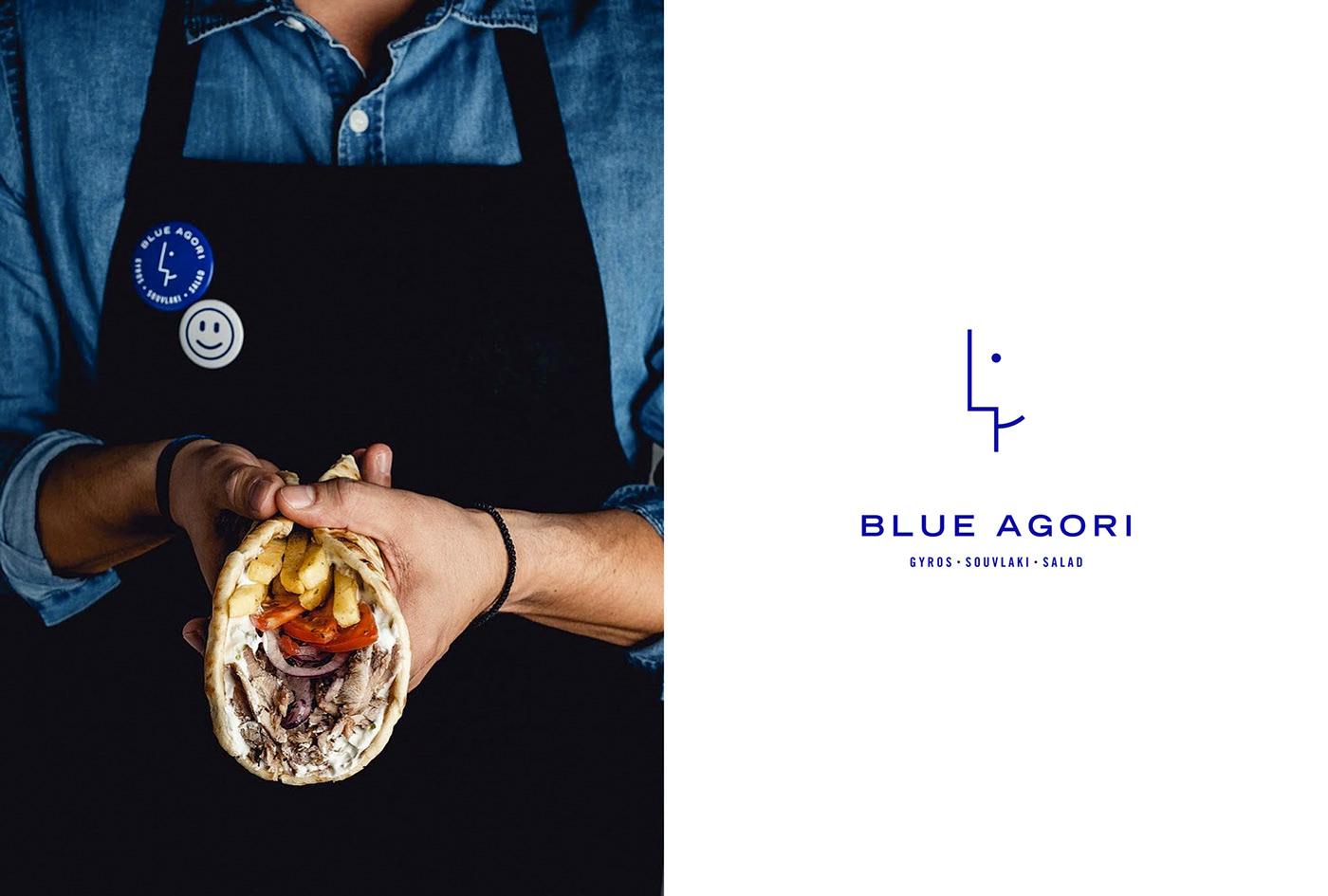 BLUEA AGORI美食吧VI形象設(shè)計(jì)